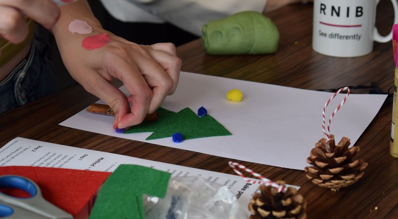 Making a personalised christmas card