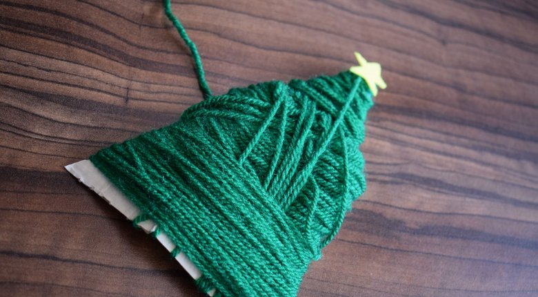 A wool christmas tree