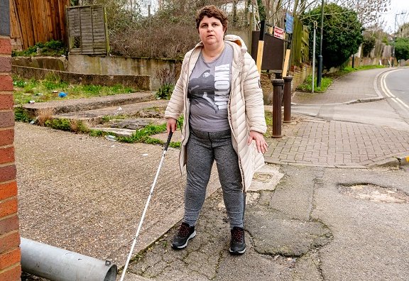 Image of Charmaine from our Interactive Map #OutOfSight Vision Rehabilitation Campaign